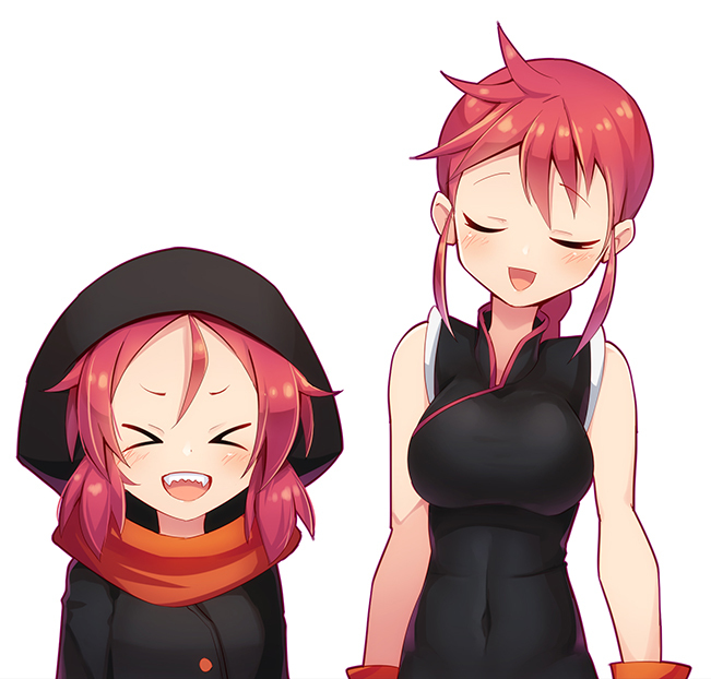 This is a pixiv picture whose title is (>ﾜ<)　(︶▽︶).