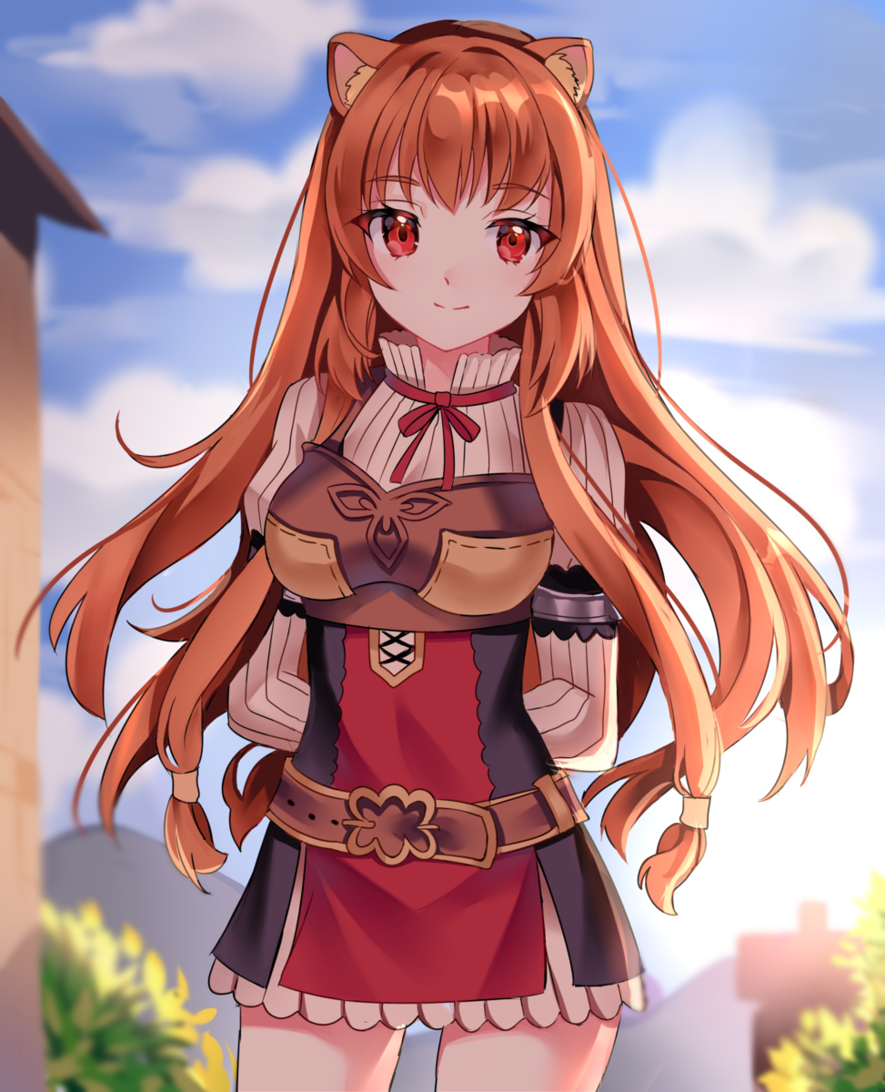 This is a pixiv picture whose title is Raphtalia Fanart.