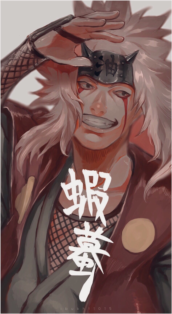 This is a pixiv picture whose title is 自来也.