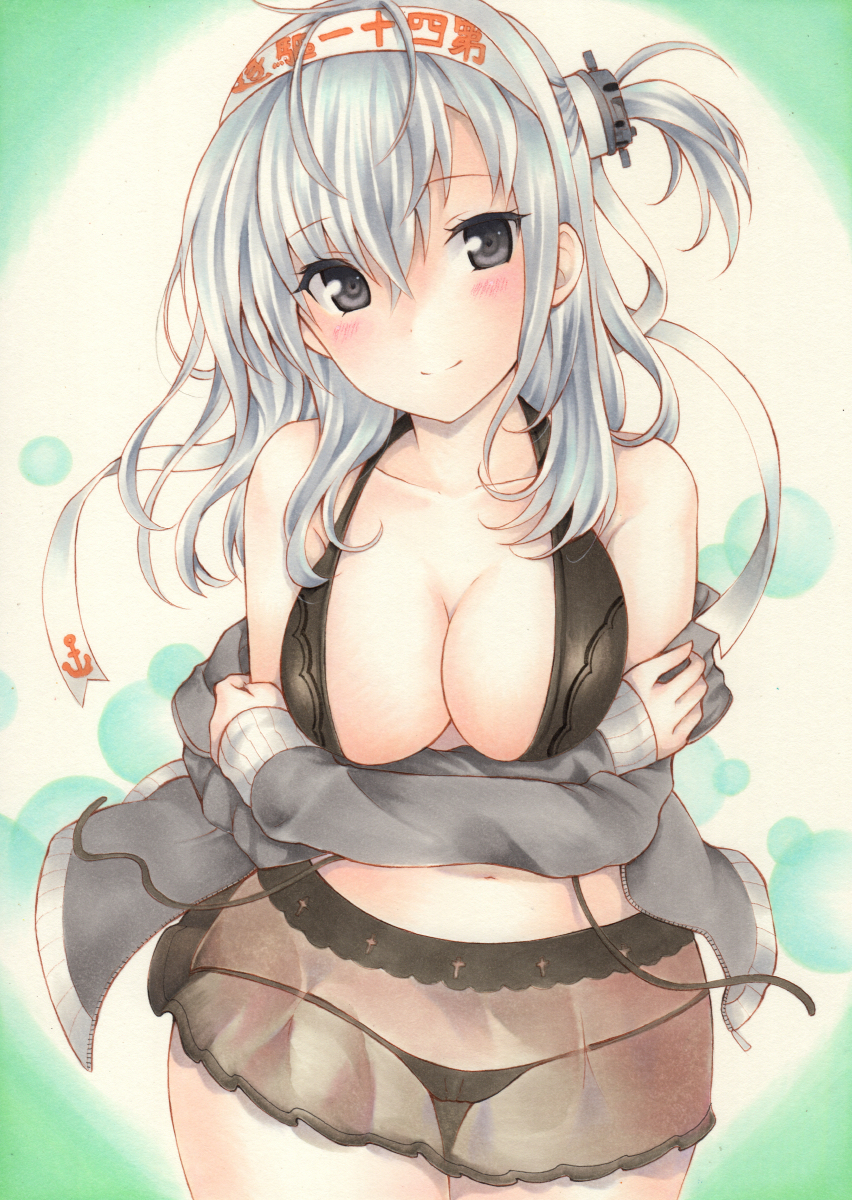 This is a pixiv picture whose title is 涼月さん.