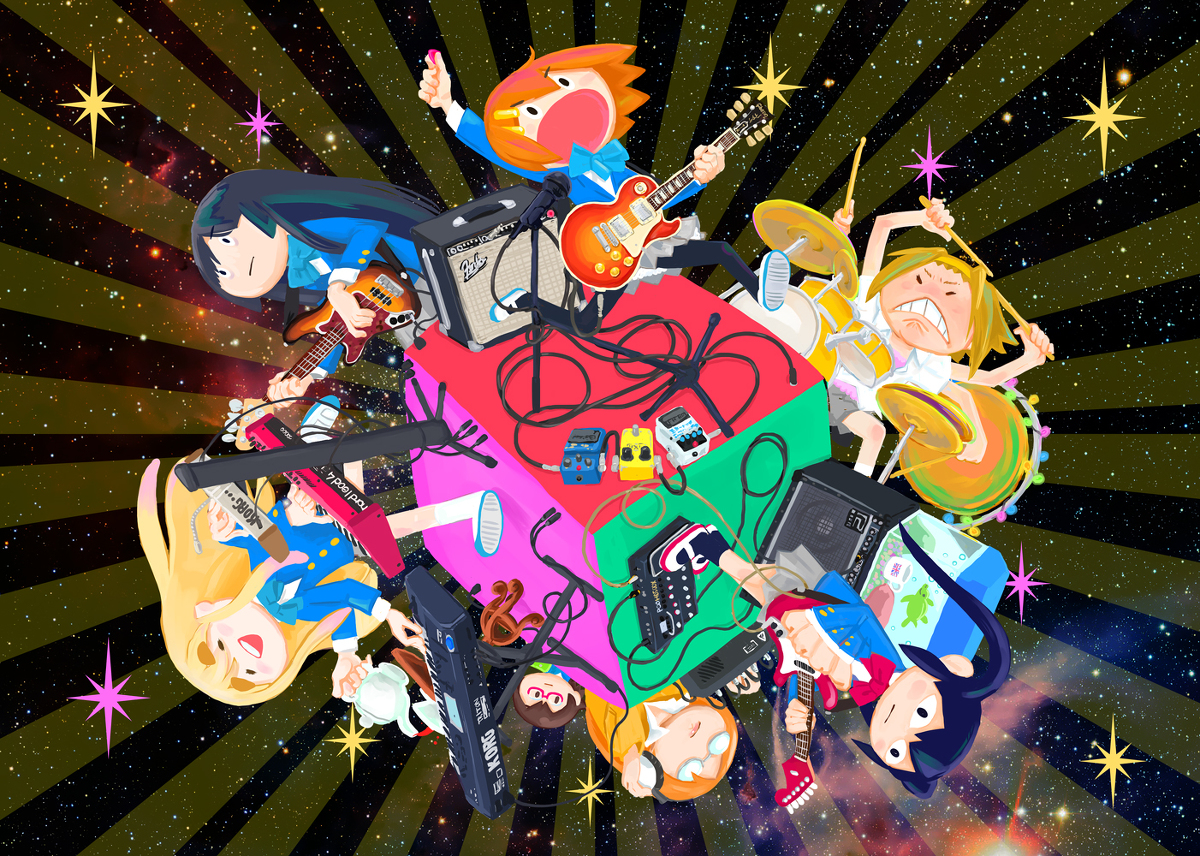 This is a pixiv picture whose title is けいおん!!!!!!!!!!.