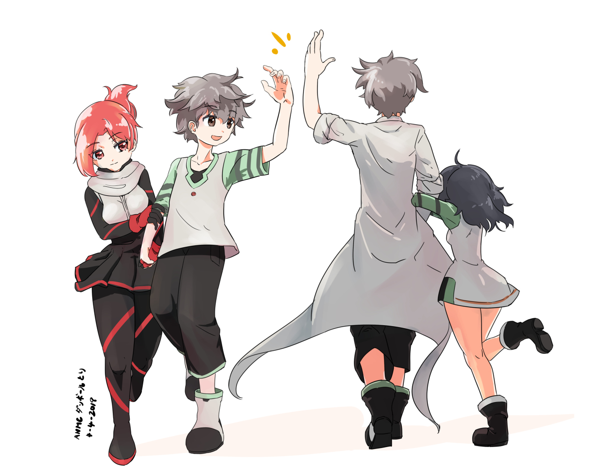This is a pixiv picture whose title is 未来を僕らに任せてください.