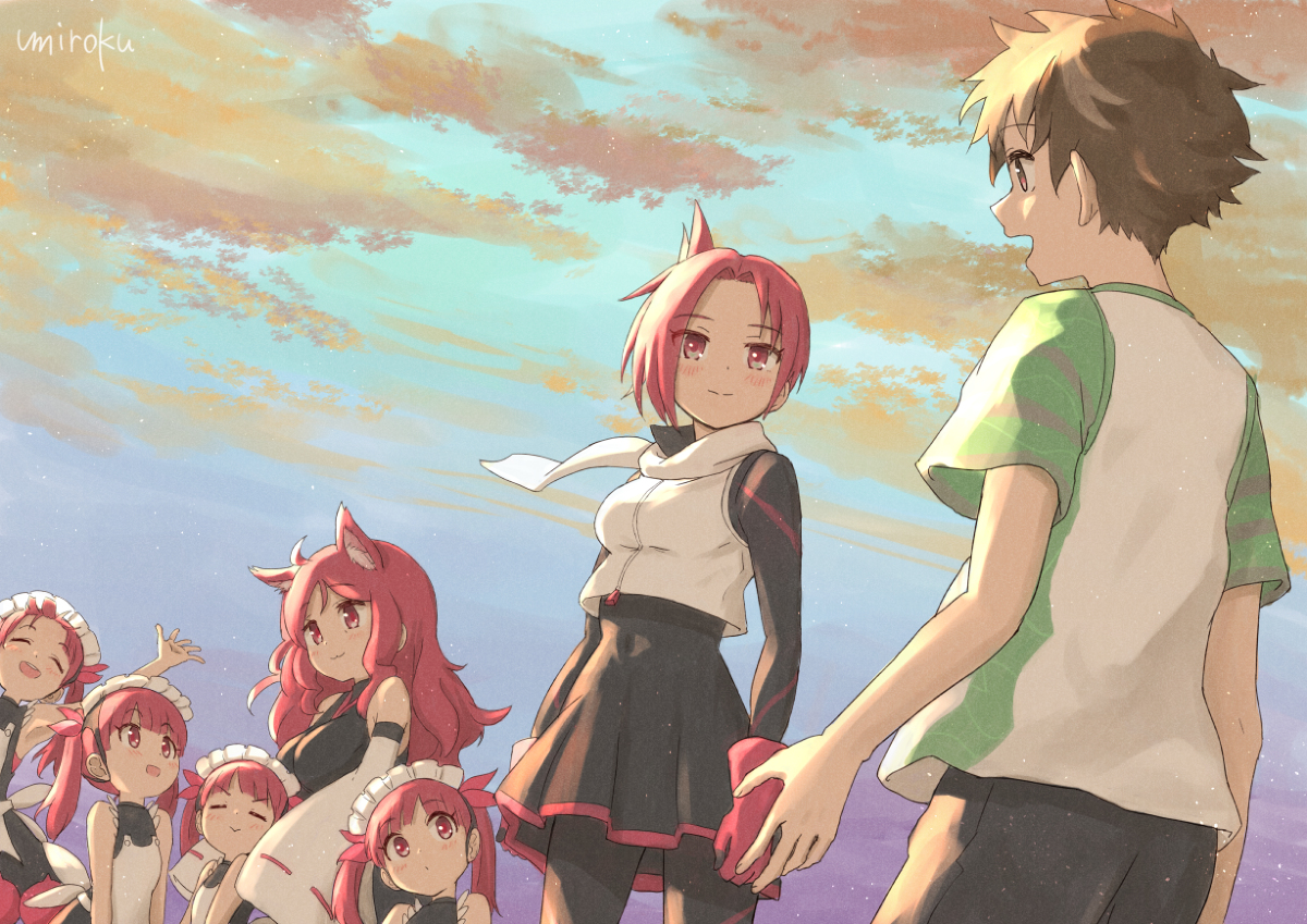 This is a pixiv picture whose title is 旅路.