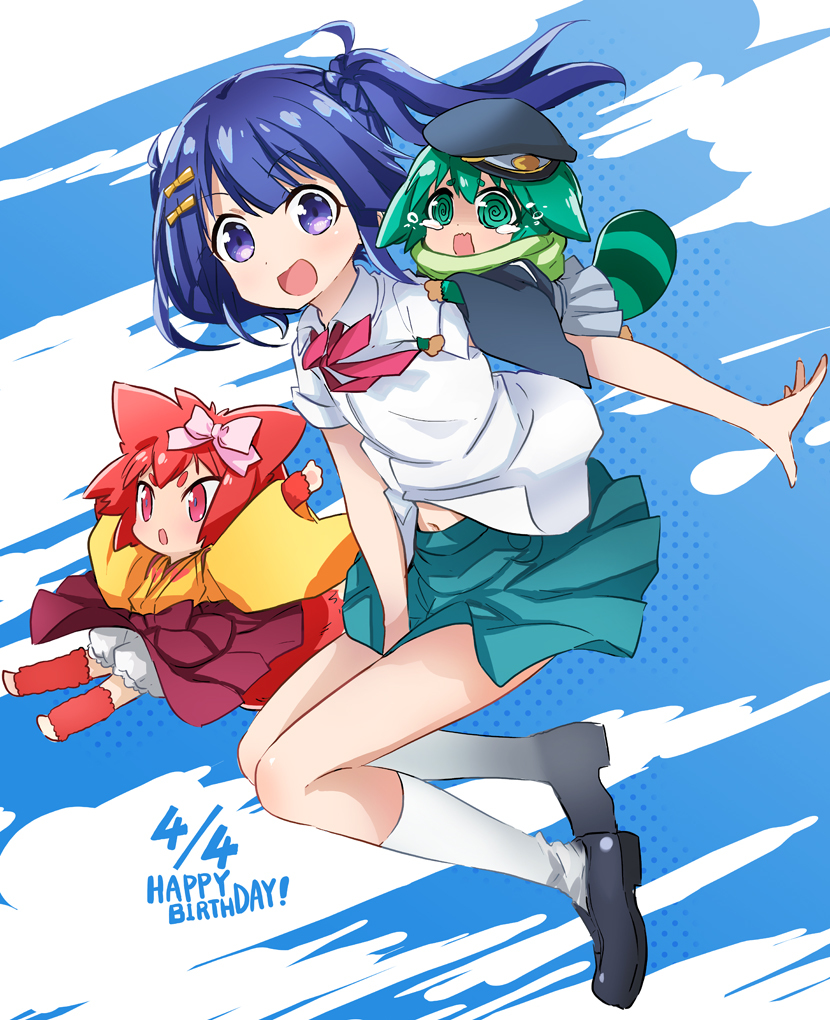 This is a pixiv picture whose title is 2019_04_05 装神少女まとい.