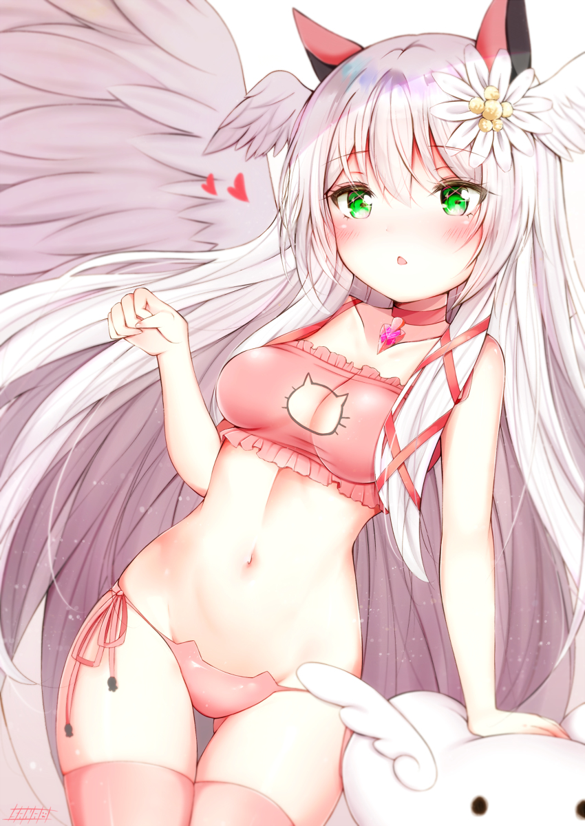 This is a pixiv picture whose title is ど...どう？にあってるかニャ？.