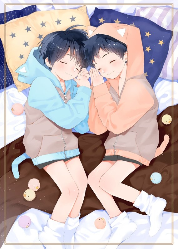 This is a pixiv picture whose title is ねむねむ.