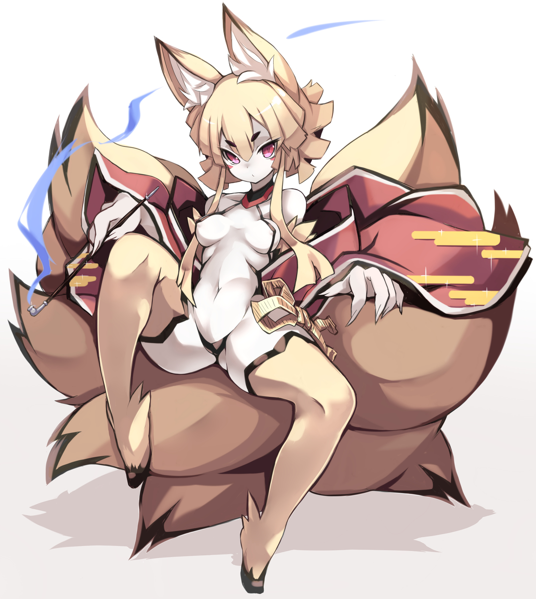 This is a pixiv picture whose title is キュウビさん。.