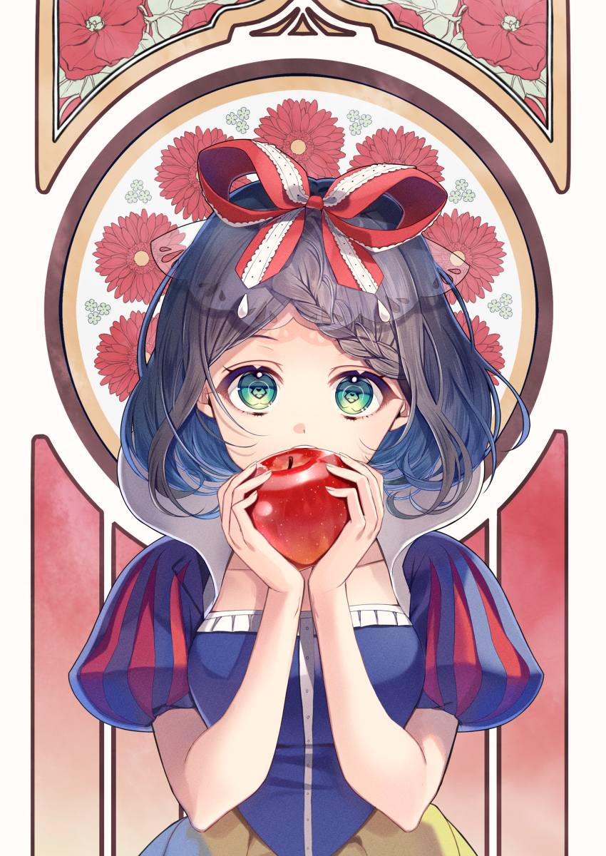 This is a pixiv picture whose title is apple.