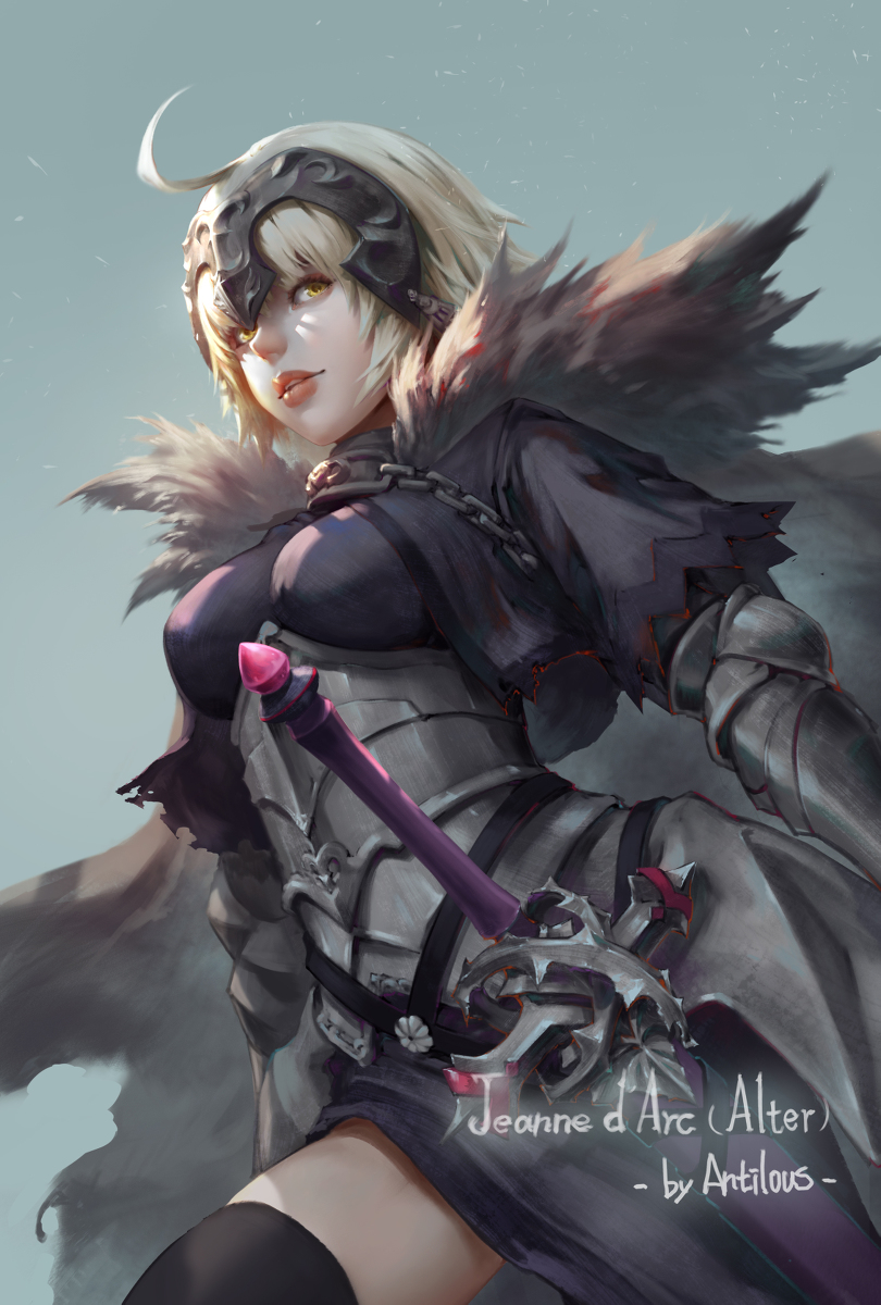 This is a pixiv picture whose title is Jeanne d'Arc(Alter).