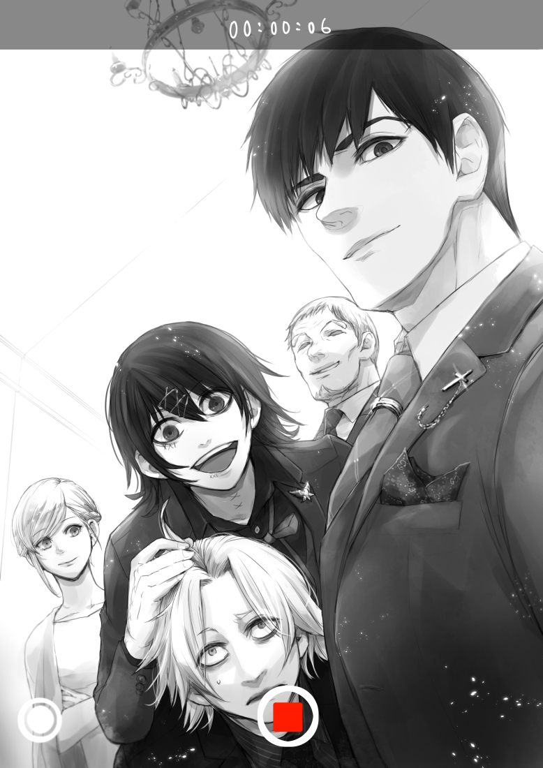 This is a pixiv picture whose title is 亜門さんの誕生日【喰種】.