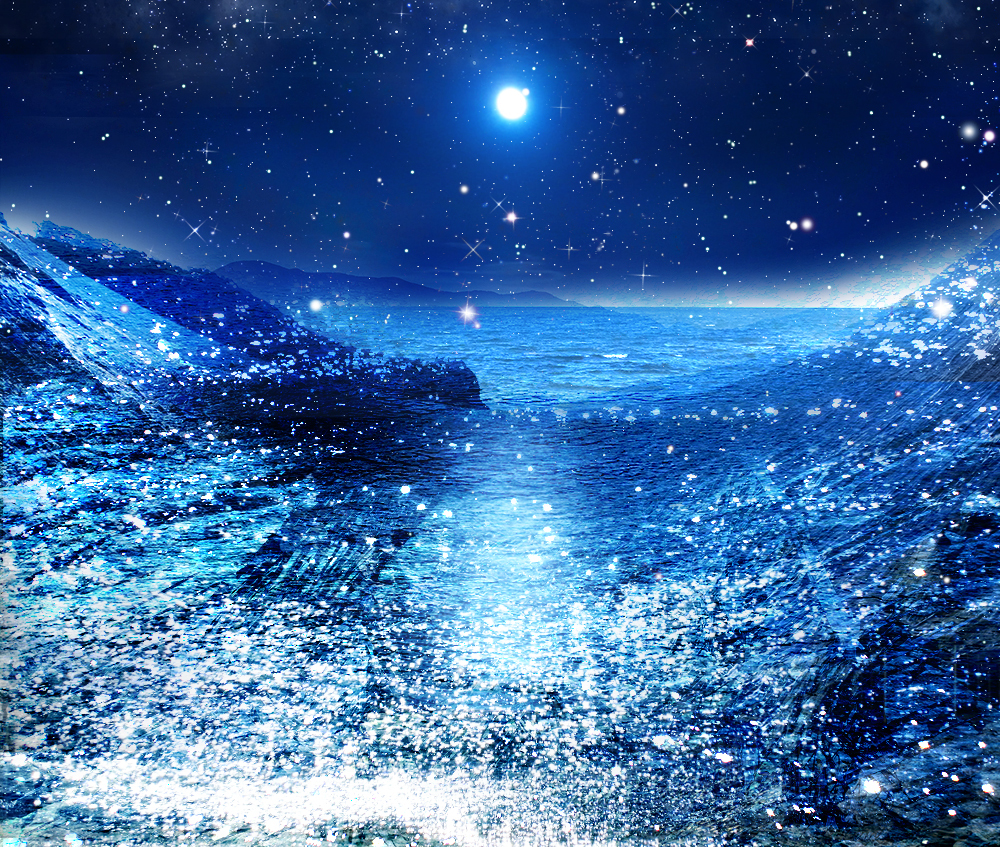 This is a pixiv picture whose title is 不知火海の祈り.