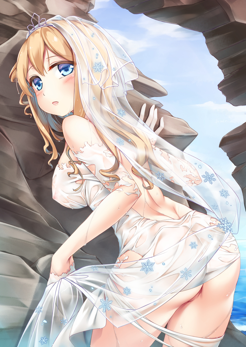 This is a pixiv picture whose title is 至福の海岸.