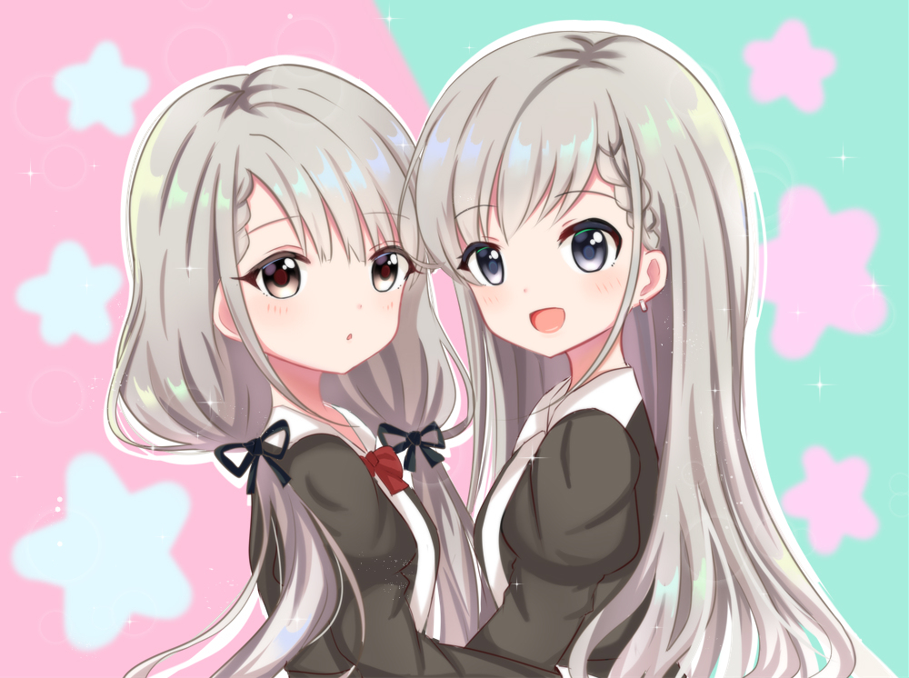 This is a pixiv picture whose title is 久川双子.