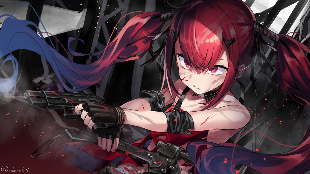 This is a pixiv picture whose title is cz75.