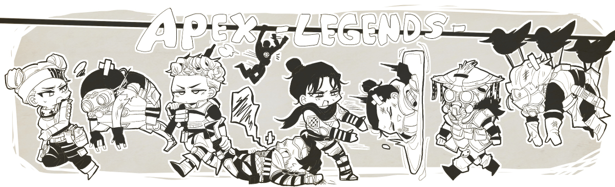 This is a pixiv picture whose title is 【Apex】Twitterまとめ②.