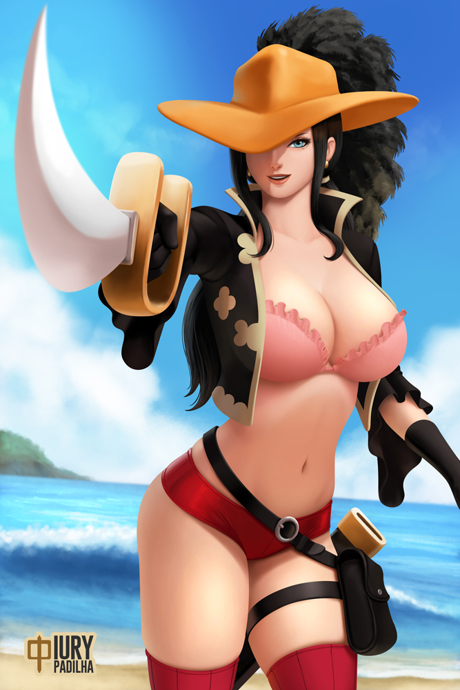 This is a pixiv picture whose title is One Piece: Nico Robin Film Z.