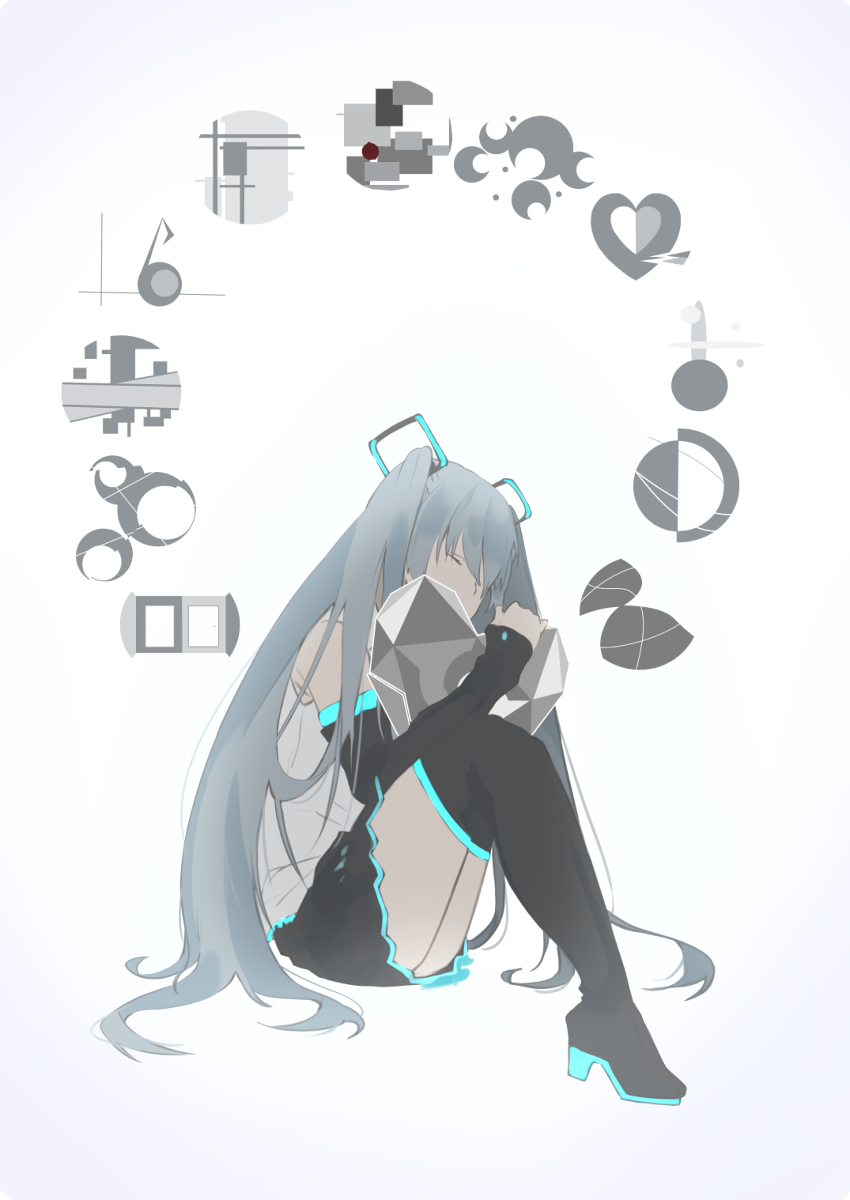 This is a pixiv picture whose title is ⚫︎⚪︎⚫︎.