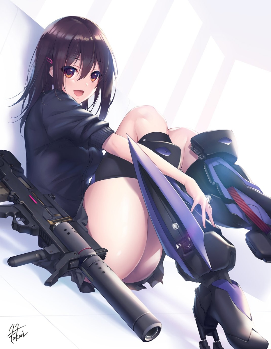 This is a pixiv picture whose title is バイオニック・ジョシコウセイ.