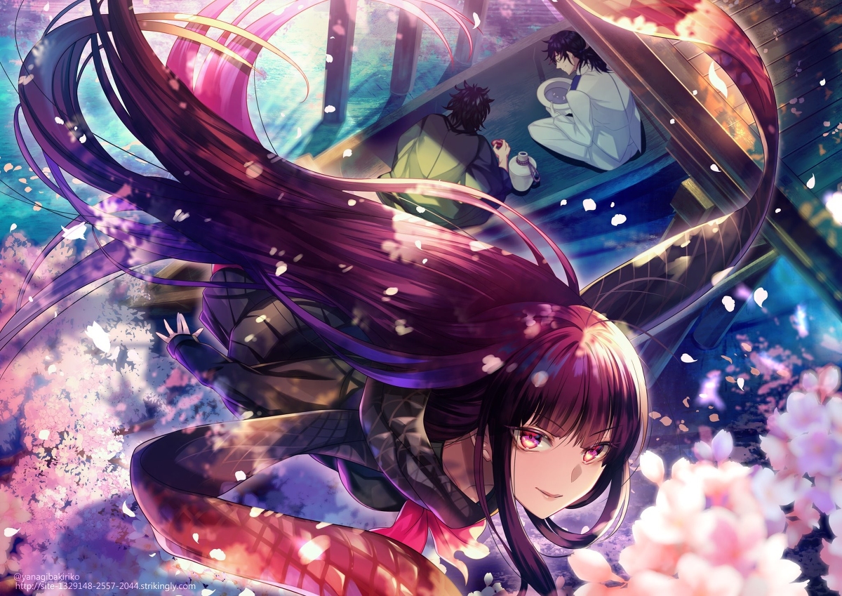 This is a pixiv picture whose title is 桜色.