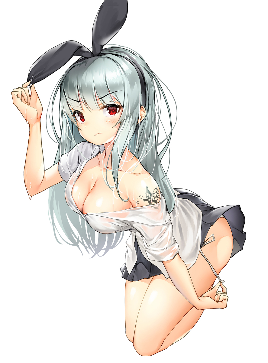 This is a pixiv picture whose title is bunny.