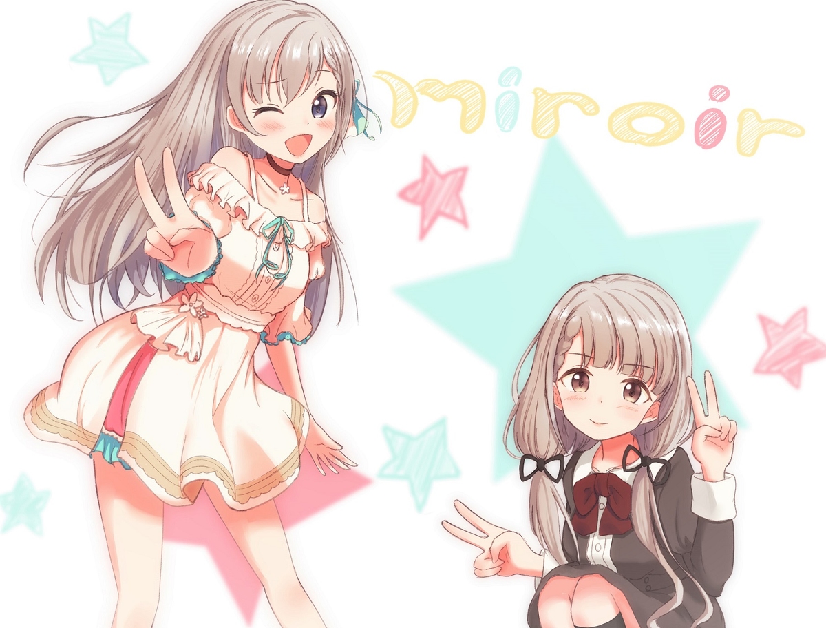 This is a pixiv picture whose title is miroir.