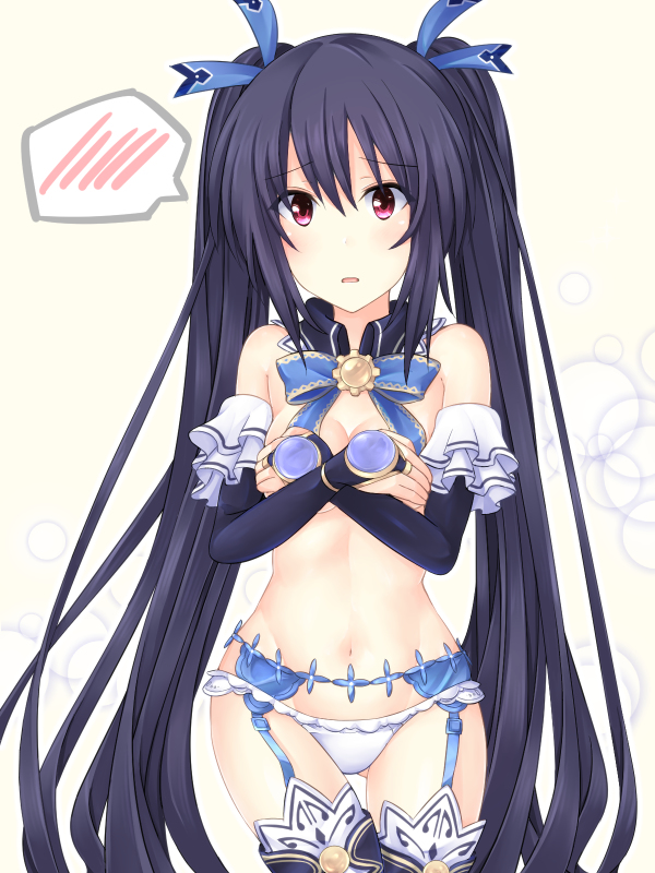 This is a pixiv picture whose title is 下着ノワール.