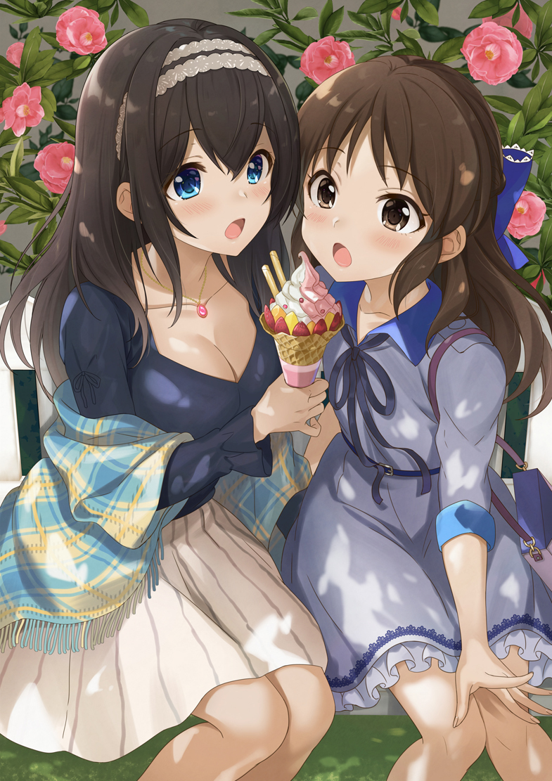 This is a pixiv picture whose title is 春のありすと文香.