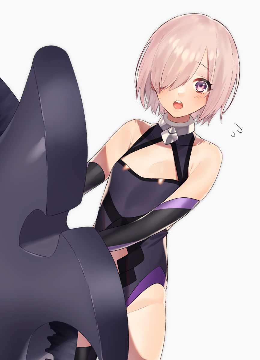 This is a pixiv picture whose title is 小さくなったマシュ.
