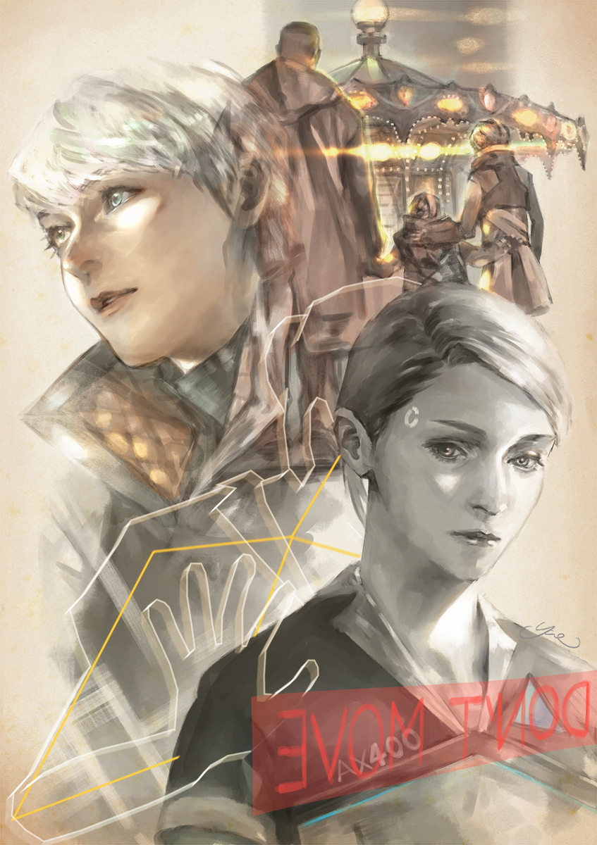 This is a pixiv picture whose title is 守護者.