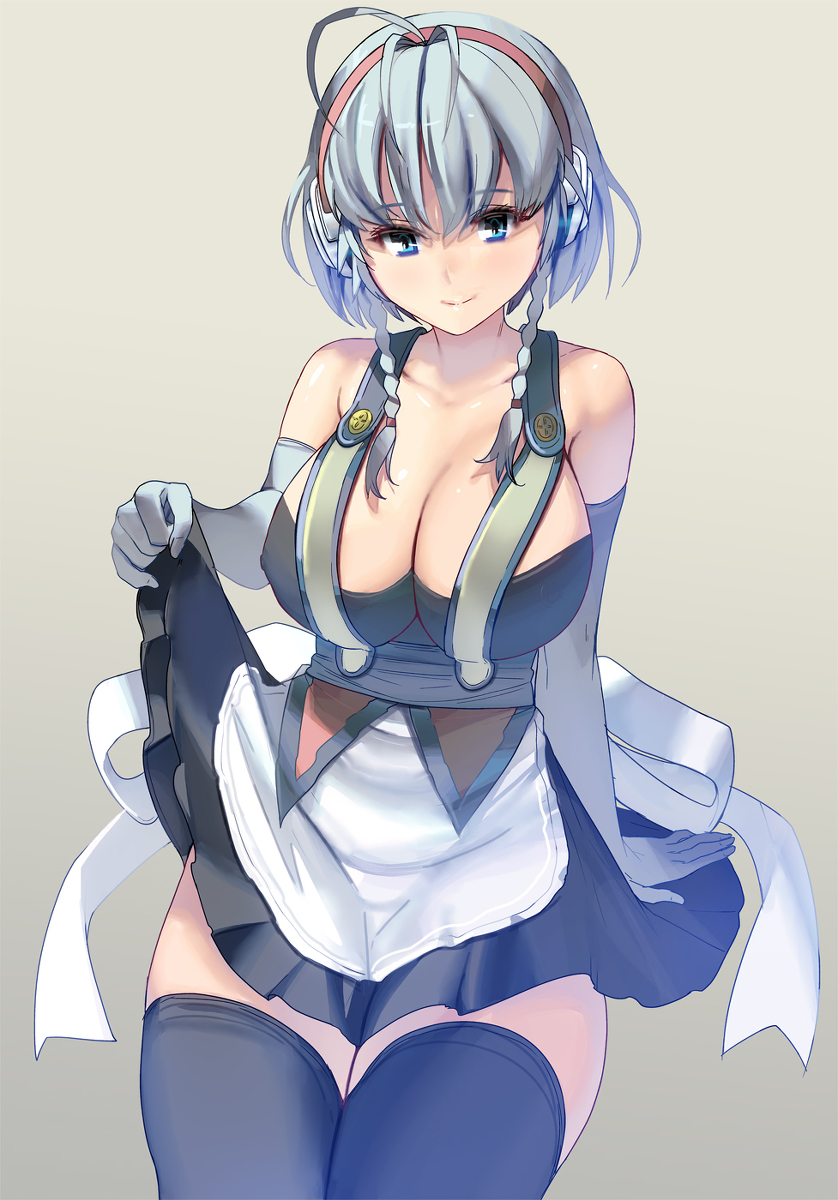 This is a pixiv picture whose title is ヘッドフォン少女.