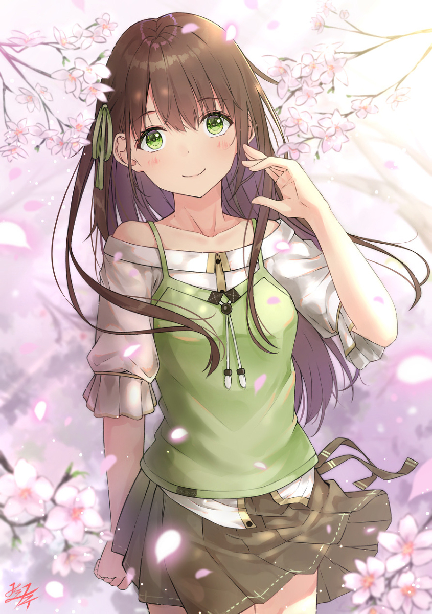 This is a pixiv picture whose title is 桜.