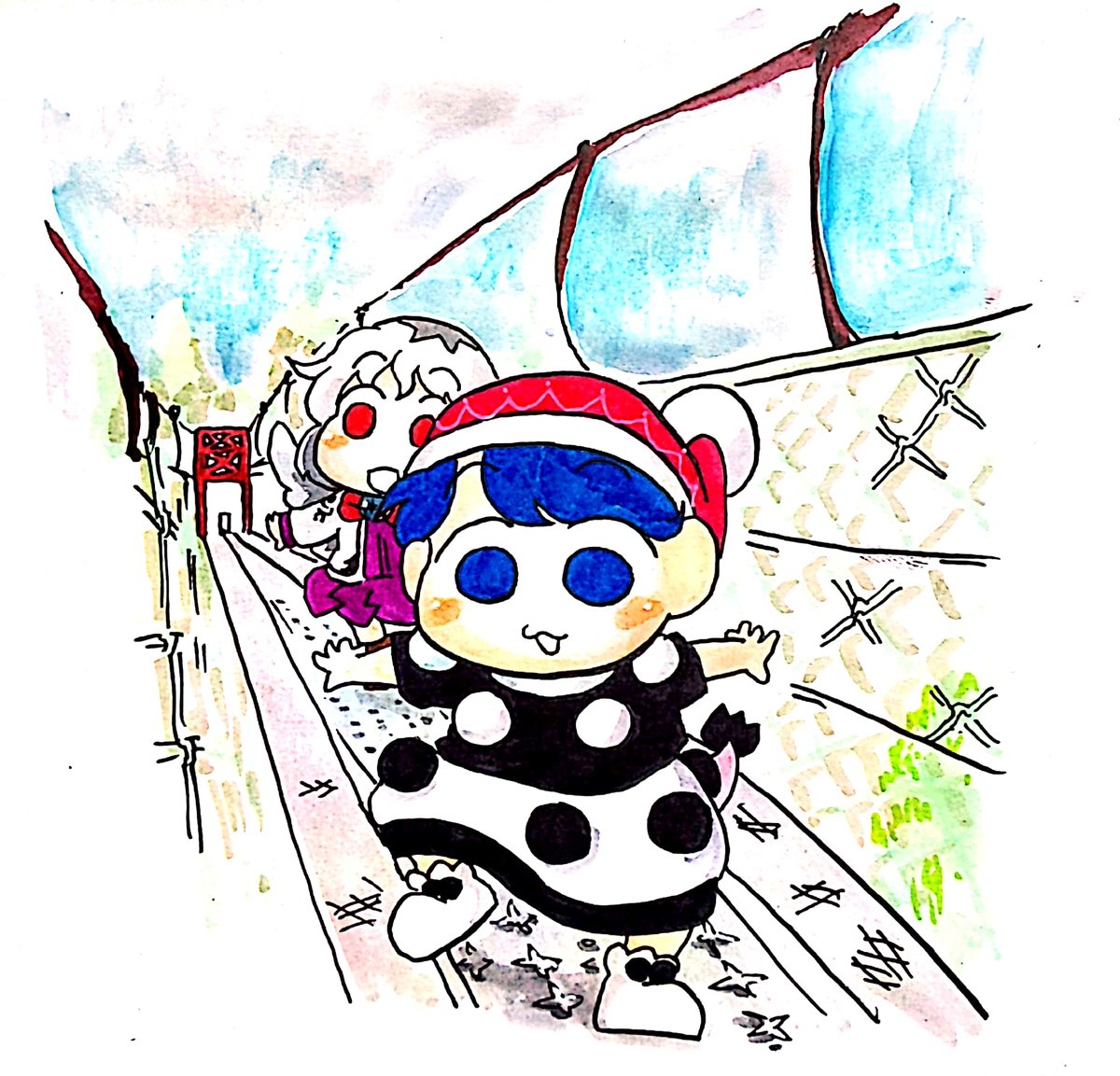 This is a pixiv picture whose title is ドレサグとか.