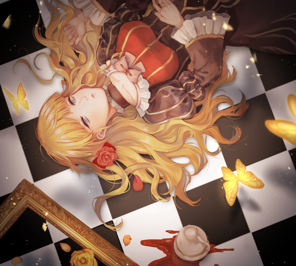 This is a pixiv picture whose title is 魔女幻想.