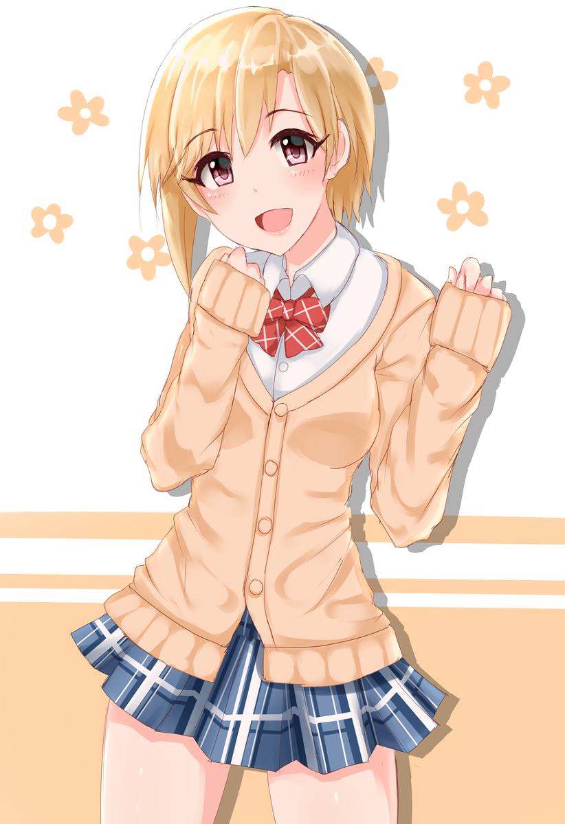 This is a pixiv picture whose title is 制服夕美ちゃん.