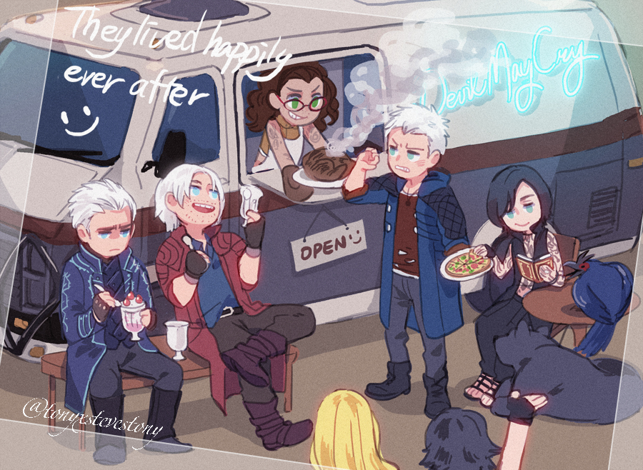 This is a pixiv picture whose title is [腐]DMC5ログ.