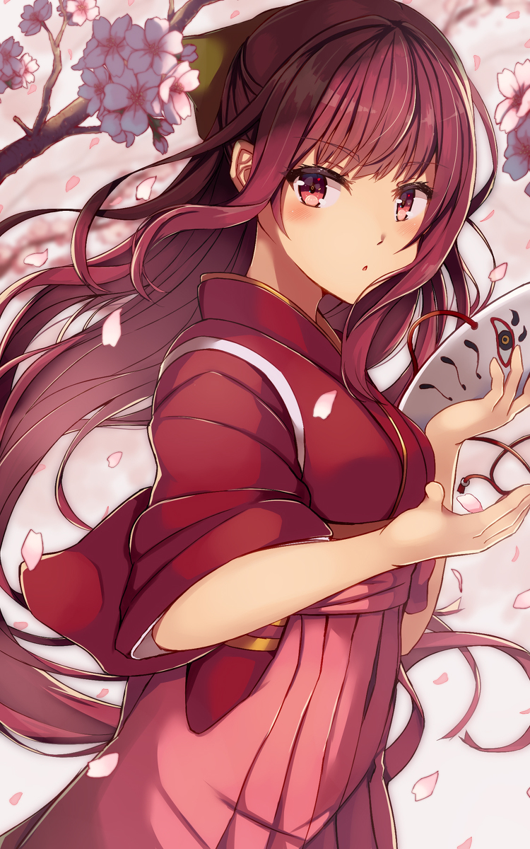 This is a pixiv picture whose title is 桜花爛漫恋せよ乙女.