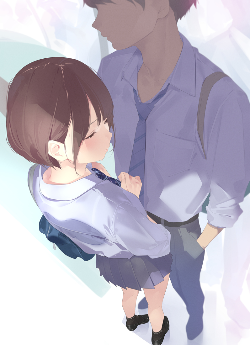 This is a pixiv picture whose title is 息が聞こえるほどに.
