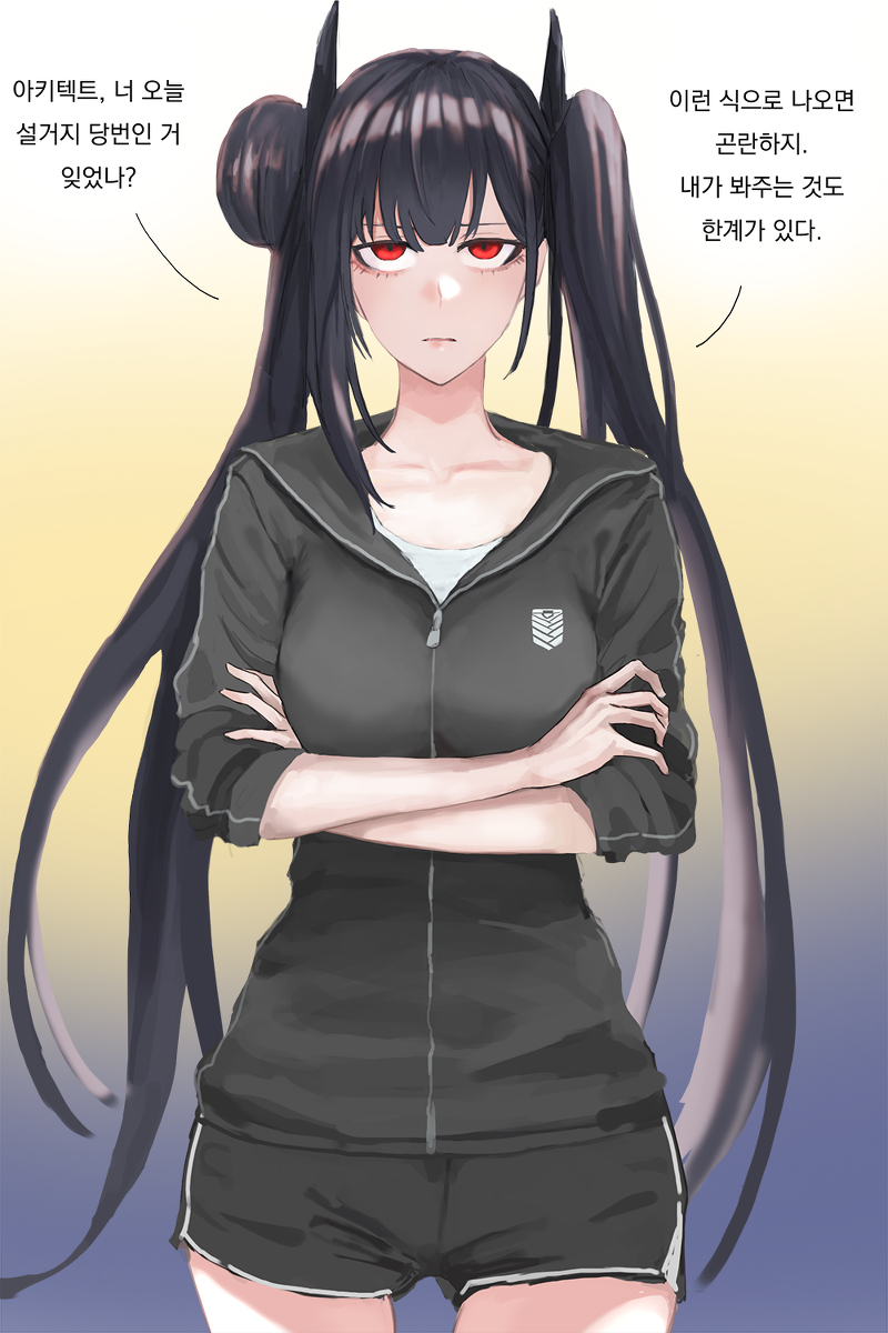 This is a pixiv picture whose title is 낙서.