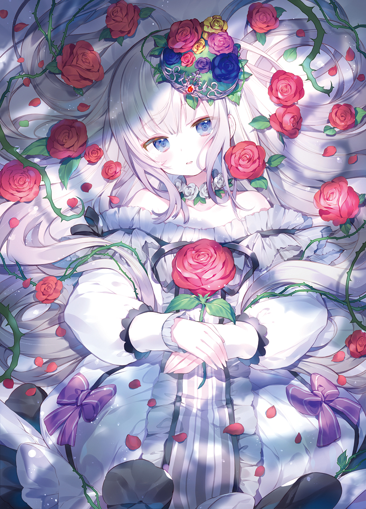 This is a pixiv picture whose title is いばら姫.