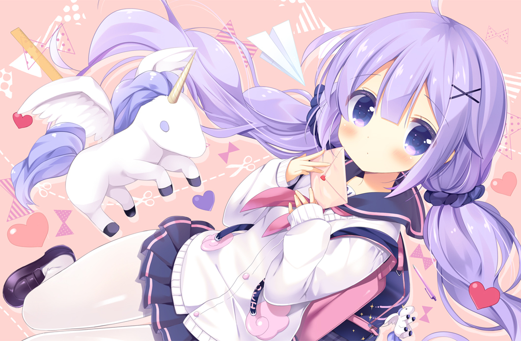 This is a pixiv picture whose title is ユニコーンちゃん.