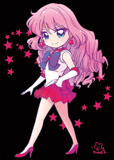 This is a pixiv picture whose title is 桜庭マーズ.