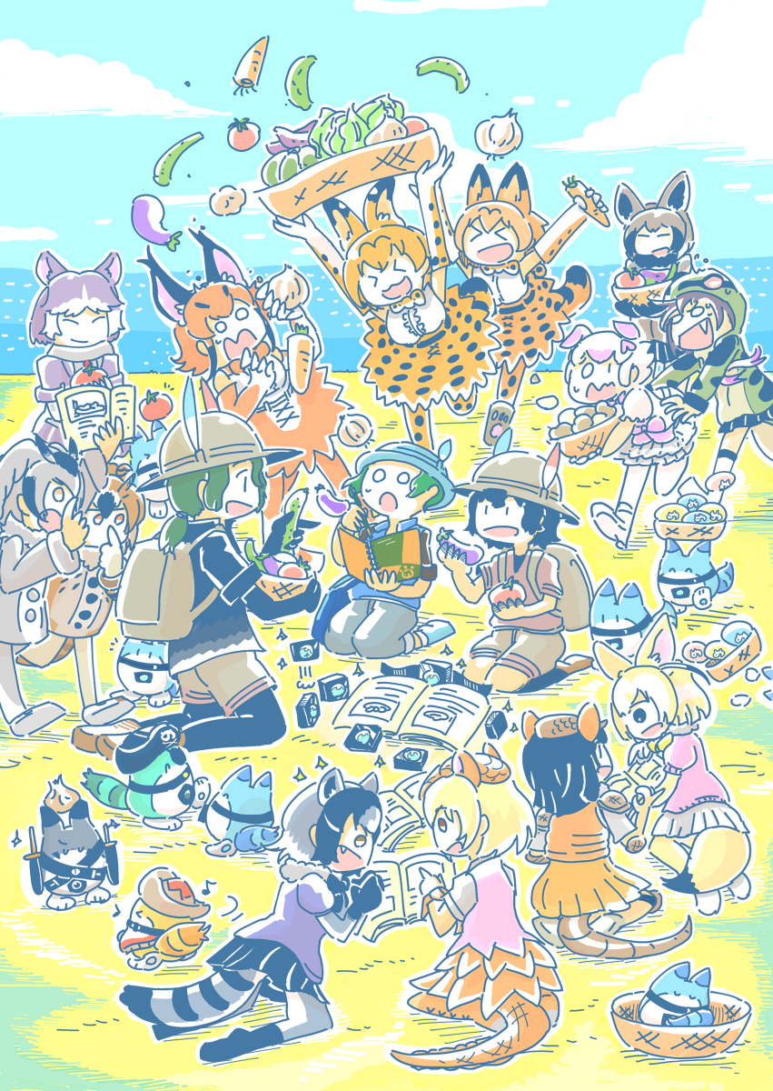 This is a pixiv picture whose title is 【告知イラスト】フレンズチホー10.