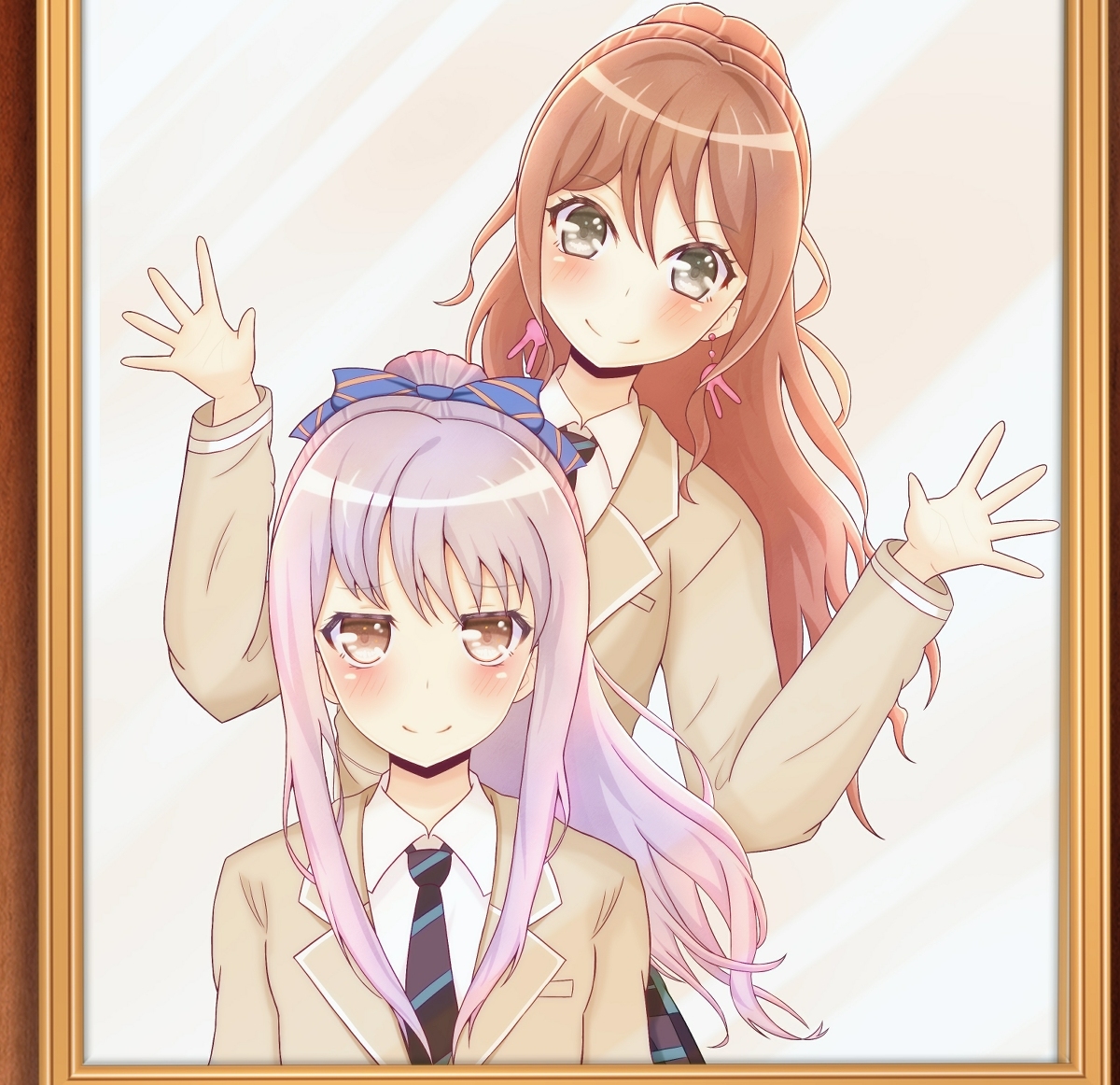 This is a pixiv picture whose title is リサゆき.