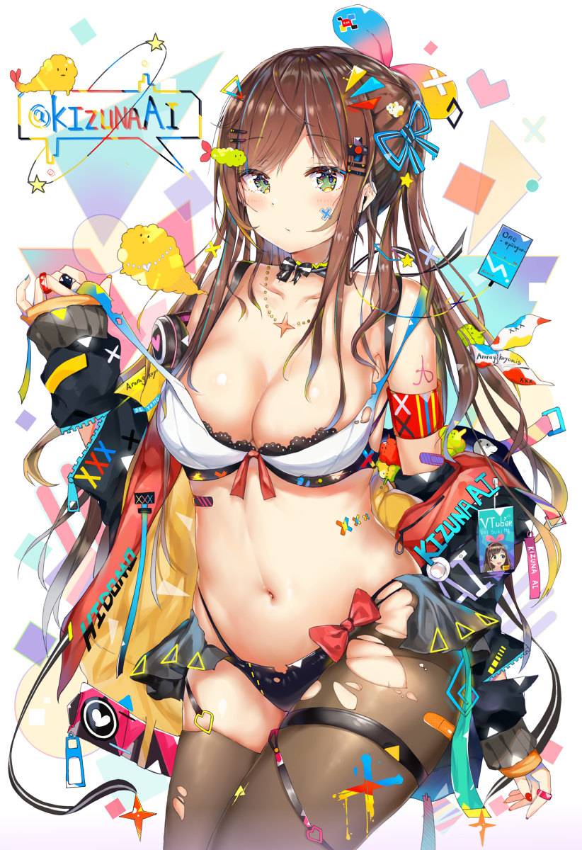 This is a pixiv picture whose title is 【Vtuber】KIzuna AI  ≡★.