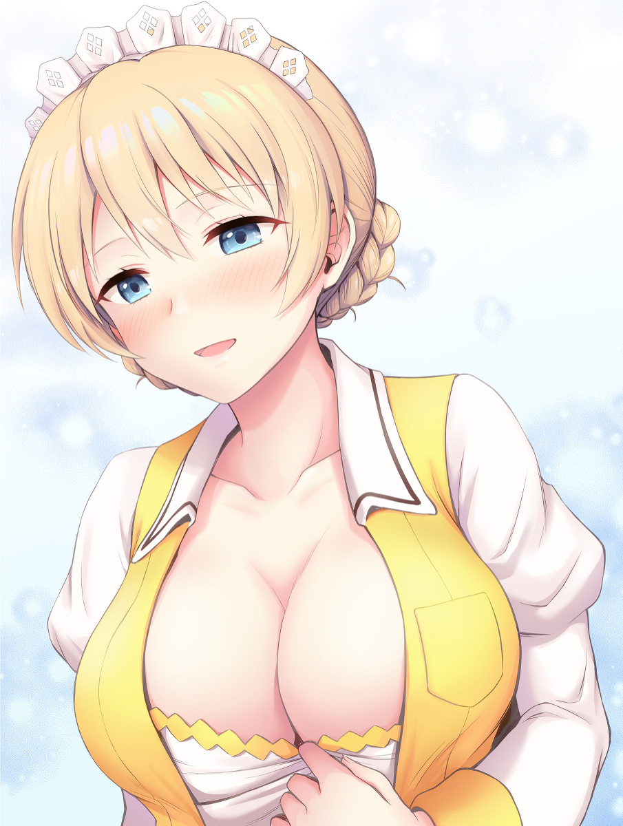 This is a pixiv picture whose title is メイドダージリン.