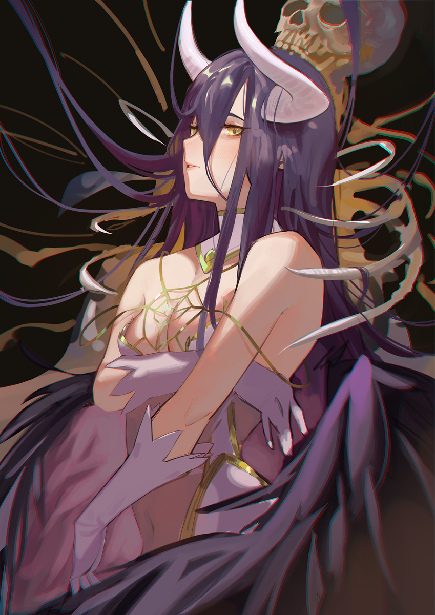 This is a pixiv picture whose title is Albedo♥.