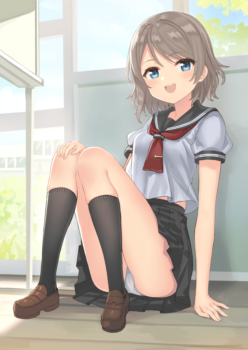 This is a pixiv picture whose title is 夏服曜ちゃん.