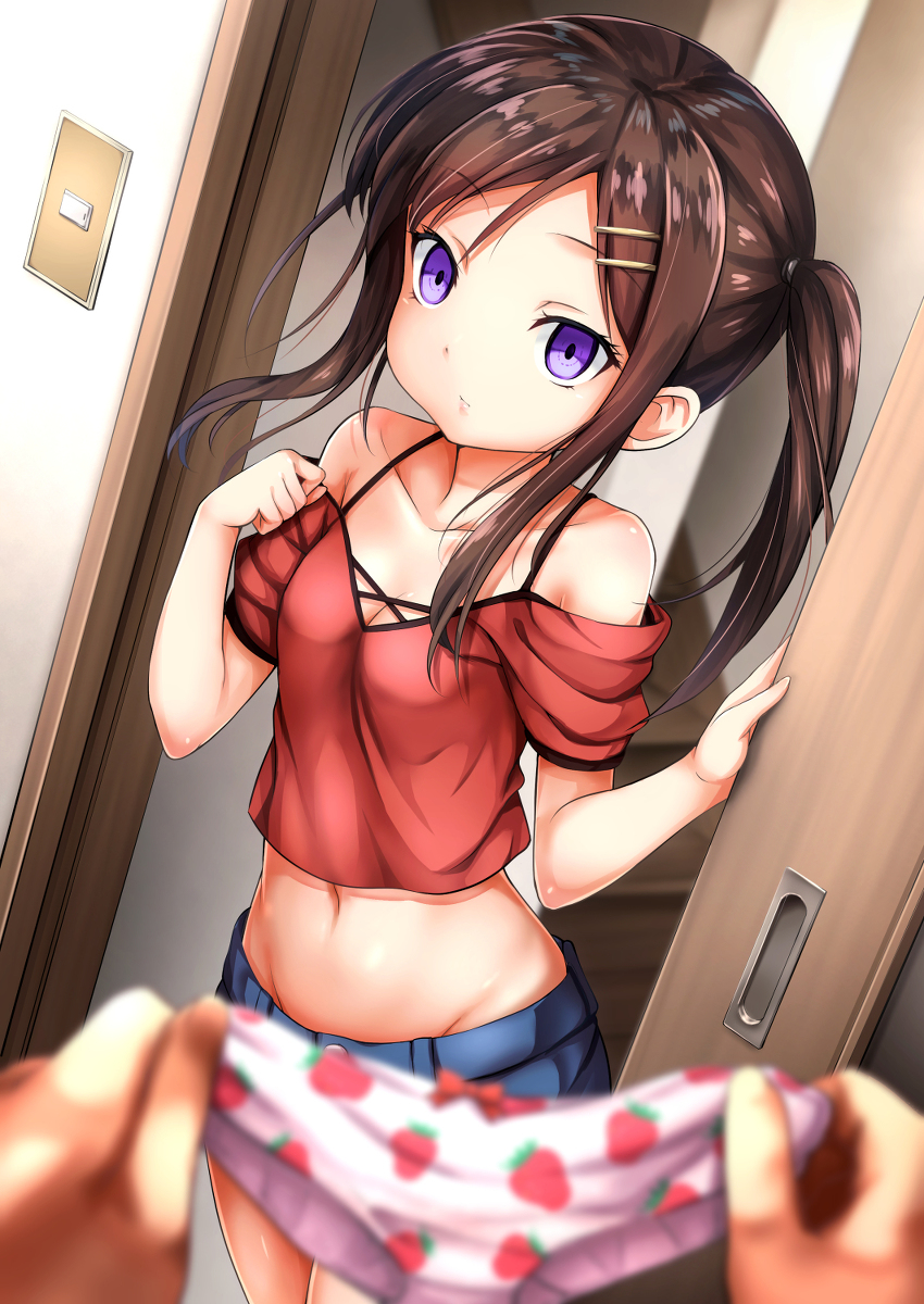 This is a pixiv picture whose title is 妹がゴミを見るような目をやめてくれない.