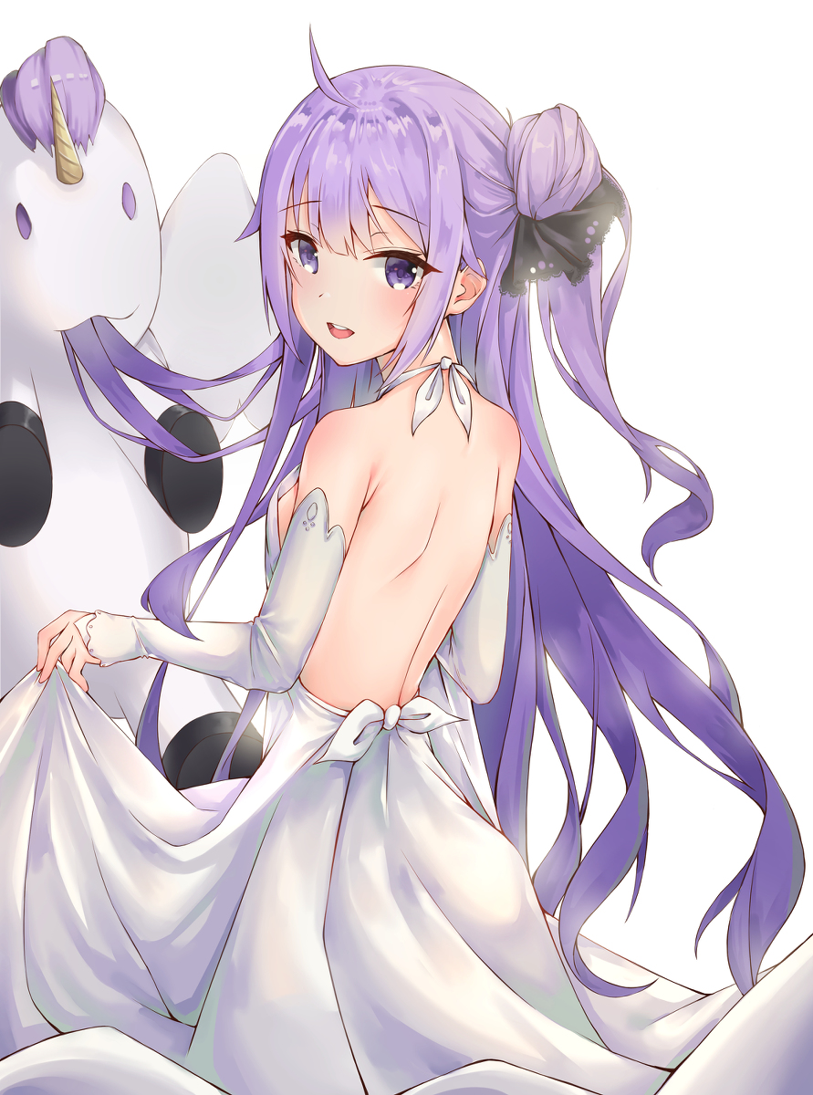 This is a pixiv picture whose title is ユニコーン.