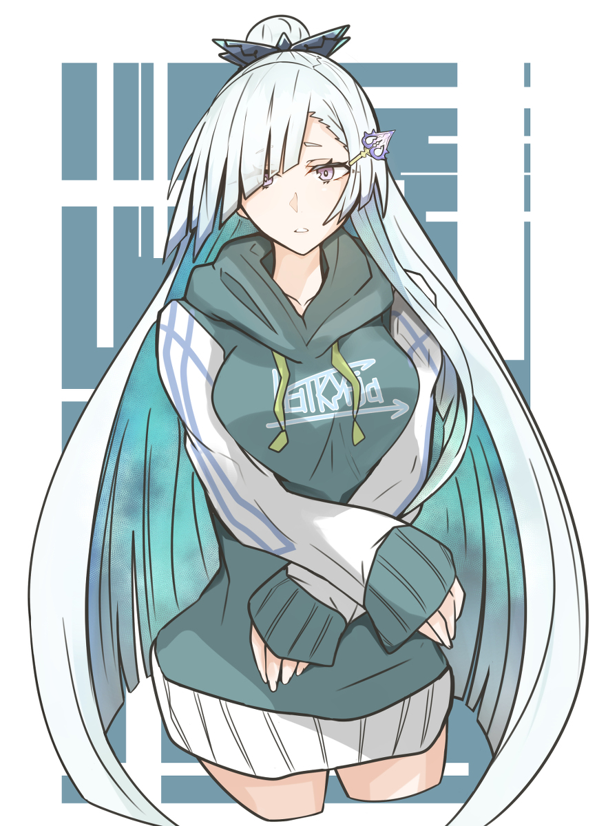 This is a pixiv picture whose title is パーカーブリュンヒルデ.